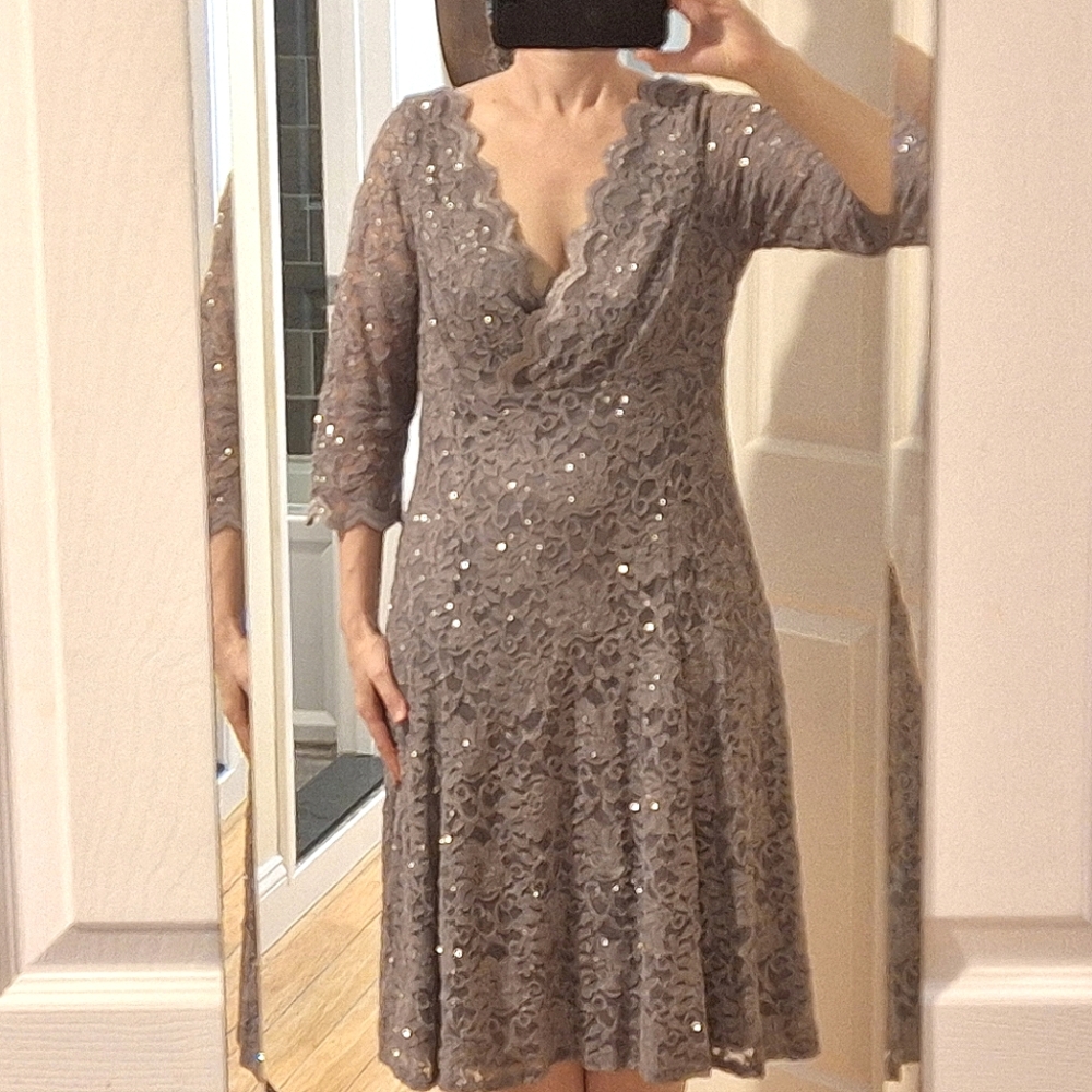 🪐JESSICA HOWARD🪐Grey Dress